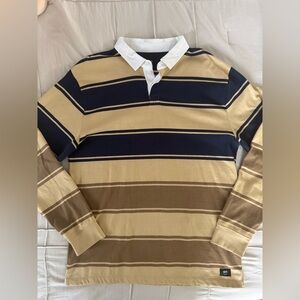 NWOT VANS Franklin Long Sleeve Polo Shirt